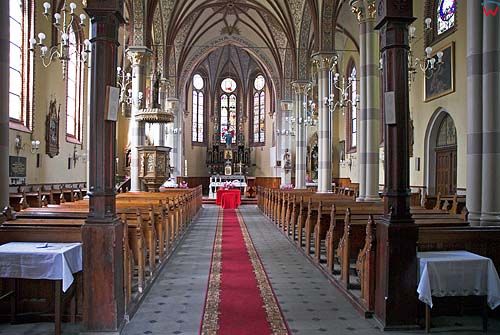 Neogotycki kościoł w Szczytnie.